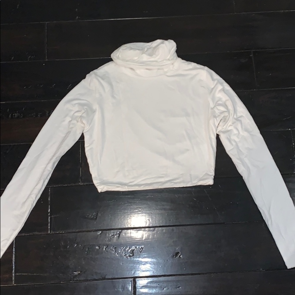 Meshki white turtle neck